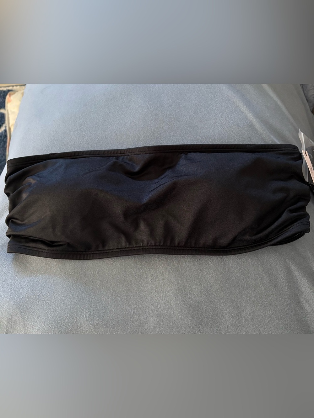 Victoria's Secret Black Bandeau with Removable Straps